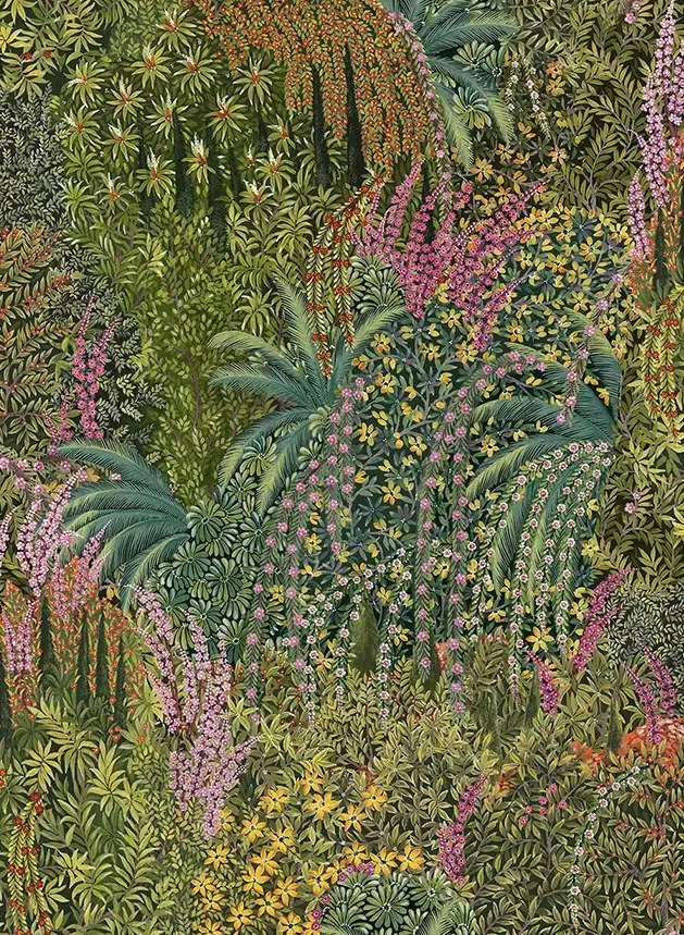 Cole & Son Carta da parati Cascade - Leaf Green