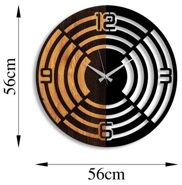 Orologio da parete diametro 56 cm 1xAA legno/metallo
