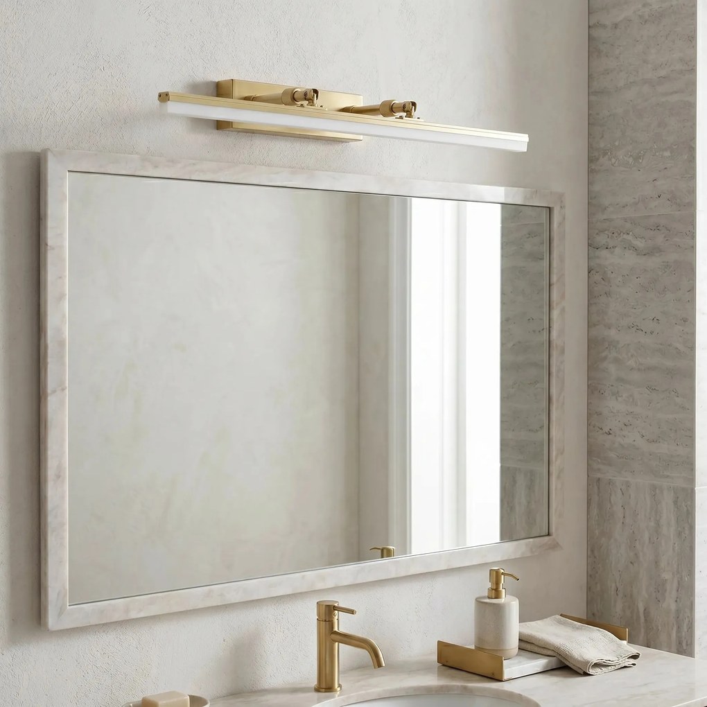 Applique da bagno LED APP1876-1W 60cm BRUSH GOLD