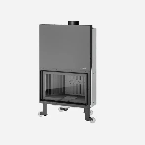 Camino A Legna Monoblocco MBS F 100 Pareti In Ghisa Girolami 5 Stelle