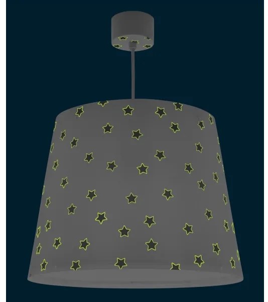 Dalber 82212B - Lampadario per bambini STAR LIGHT 1xE27/60W/230V bianco