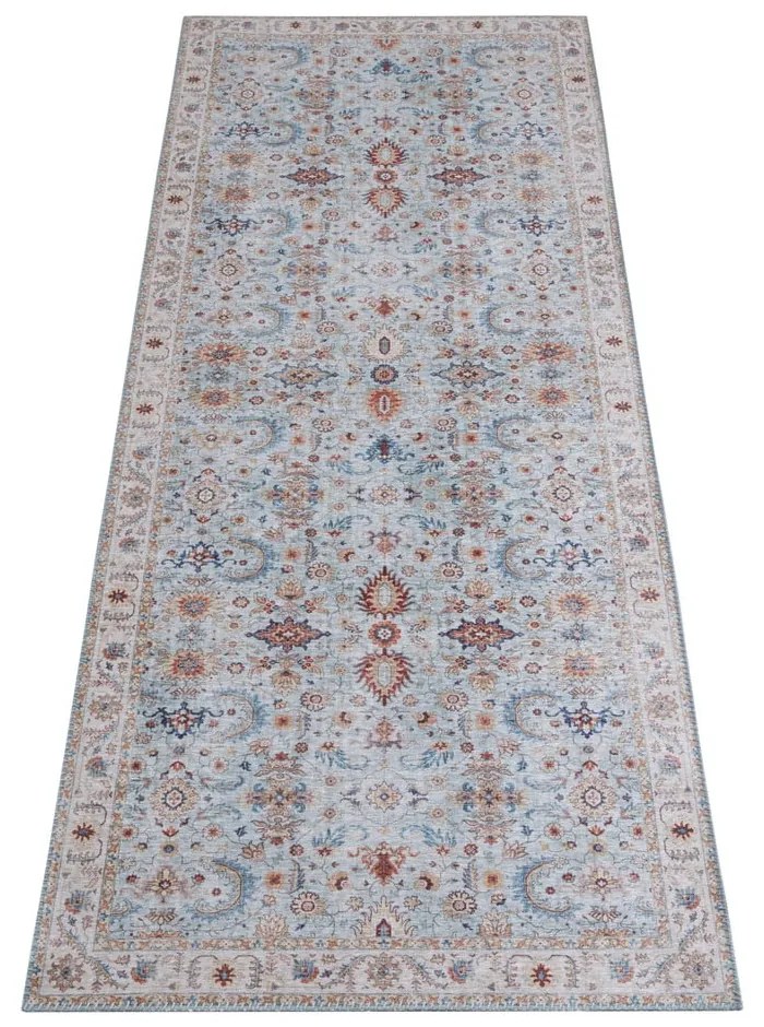 Runner blu e beige , 80 x 200 cm Vivana - Nouristan