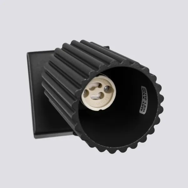 Sollux SL.1578 - Faretto da parete KARBON 1xGU10/10W/230V nero