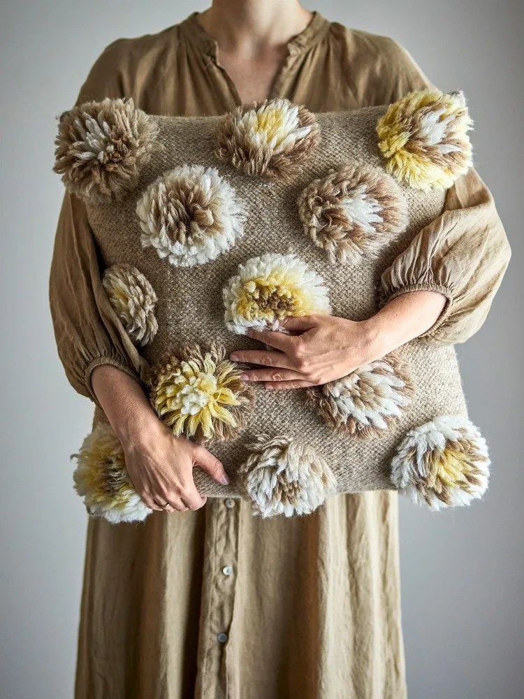 Cuscino decorativo in misto lana 50x50 cm Somma – Bloomingville