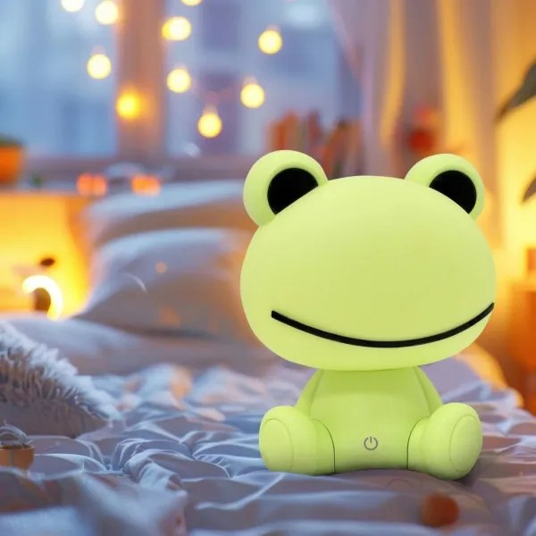 Lampada touch per bambini a LED dimmerabile FROG LED/2,5W/3,7V 1200 mAh