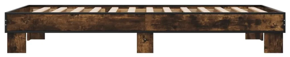 Giroletto rovere fumo 90x190 cm in legno multistrato e metallo