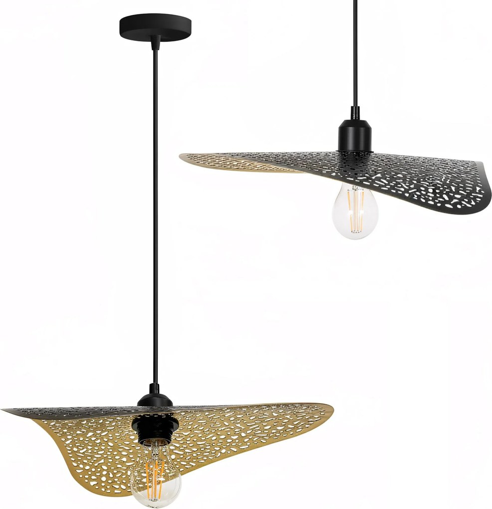 Lampada da soffitto APP1468-1CP BLACK/OLD GOLD
