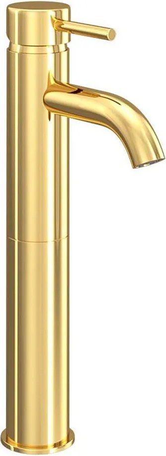 Miscelatore per lavabo DRAGOR 29 cm ottone lucido