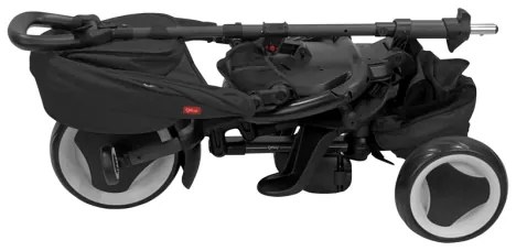 QPlay - Triciclo per bambini 3 in 1 RITO EVA PLUS nero
