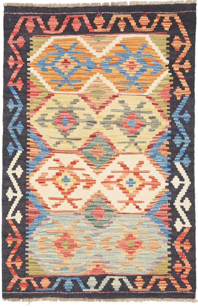 Kilim Tappeto 120x80 (Pakistan) Tessuto A Mano