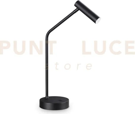 Easy lampada da tavolo in metallo orientabile con interruttore led ...