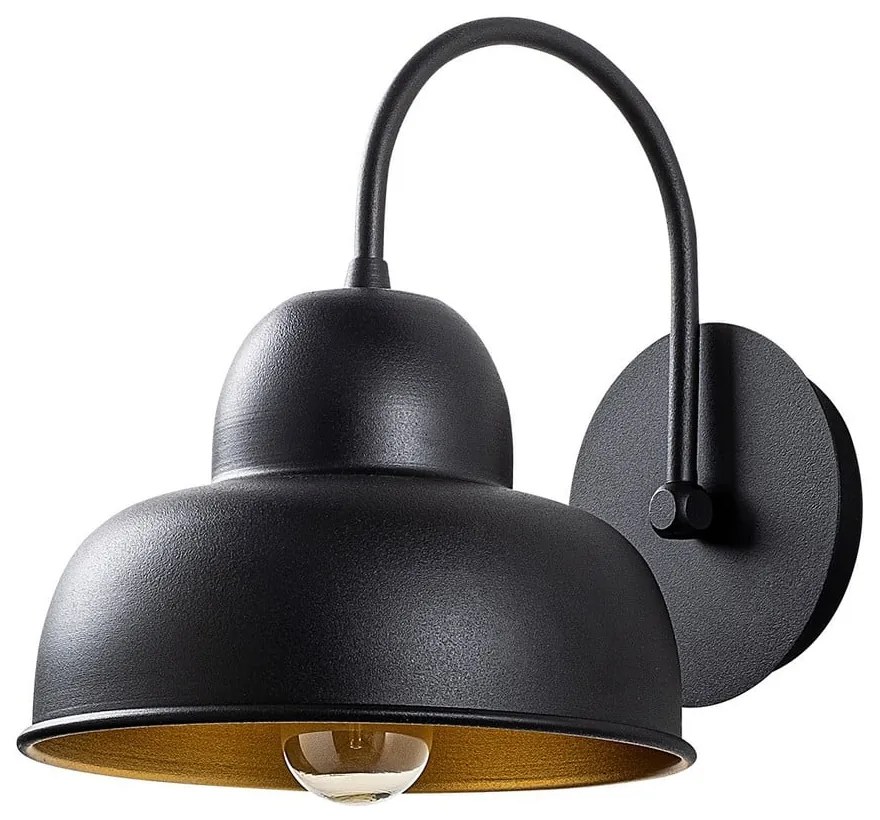 Lampada da parete nera ø 20 cm Multan – Opviq lights