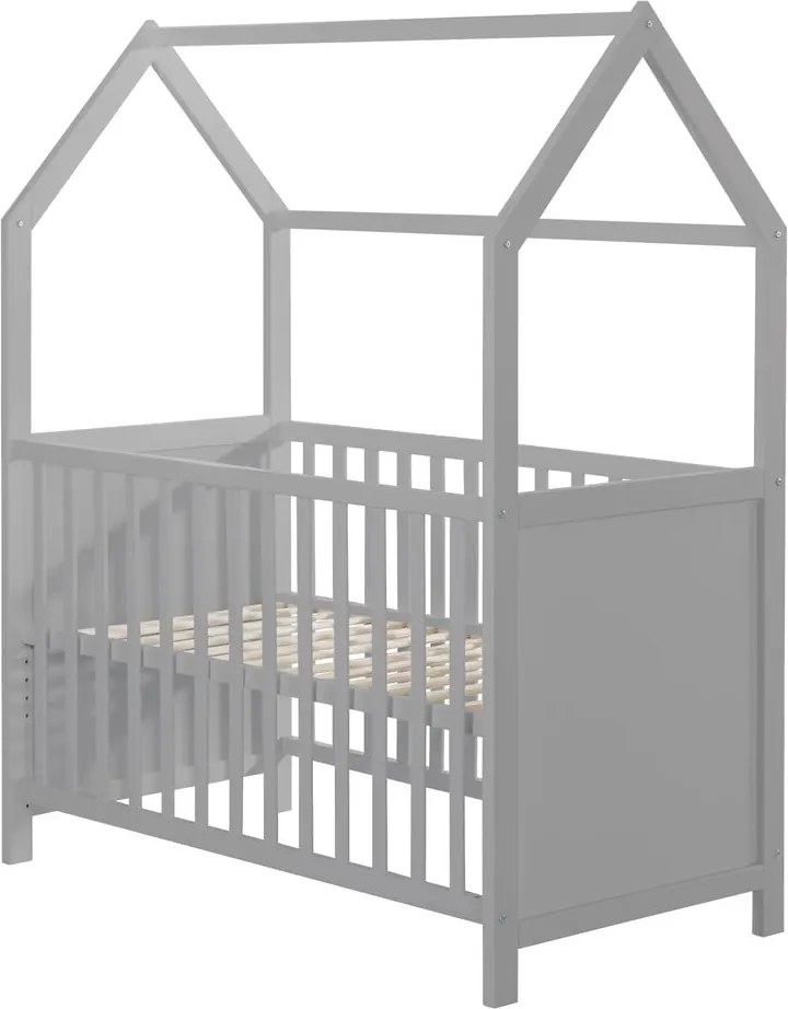 Lettino grigio 60x120 cm - Roba