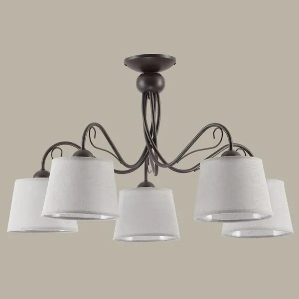 Jupiter 1366 - KM 5 PV - Plafoniera KAMELIA 5xE27/60W/230V