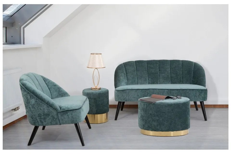 Lampada da tavolo bianca con design dorato Flush - Mauro Ferretti