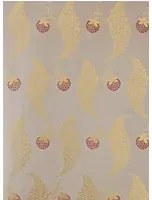 Farrow & Ball Carta da parati Rosslyn - Charleston Gray/ Gold/ Eating Room Red