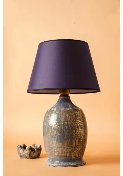 Lampada da tavolo RAMZES 1xE27/40W/230V blu