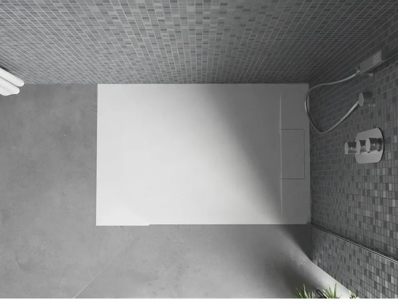 Mexen Otto piatto doccia rettangolare SMC 90 x 80 cm, bianco - 4N108090