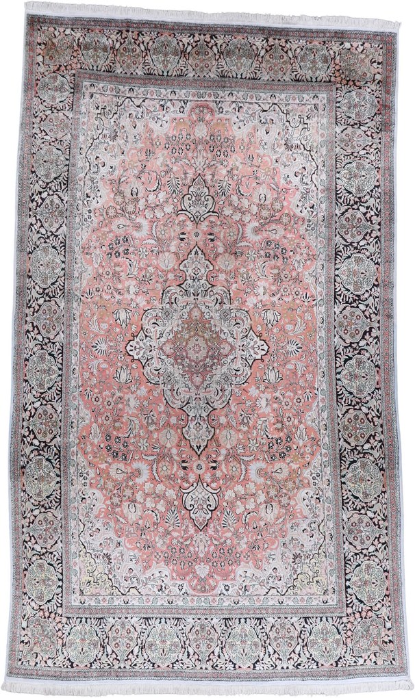 Cashmere Silk Tappeto orientale 390 x 230 (Indian) Annodato A Mano