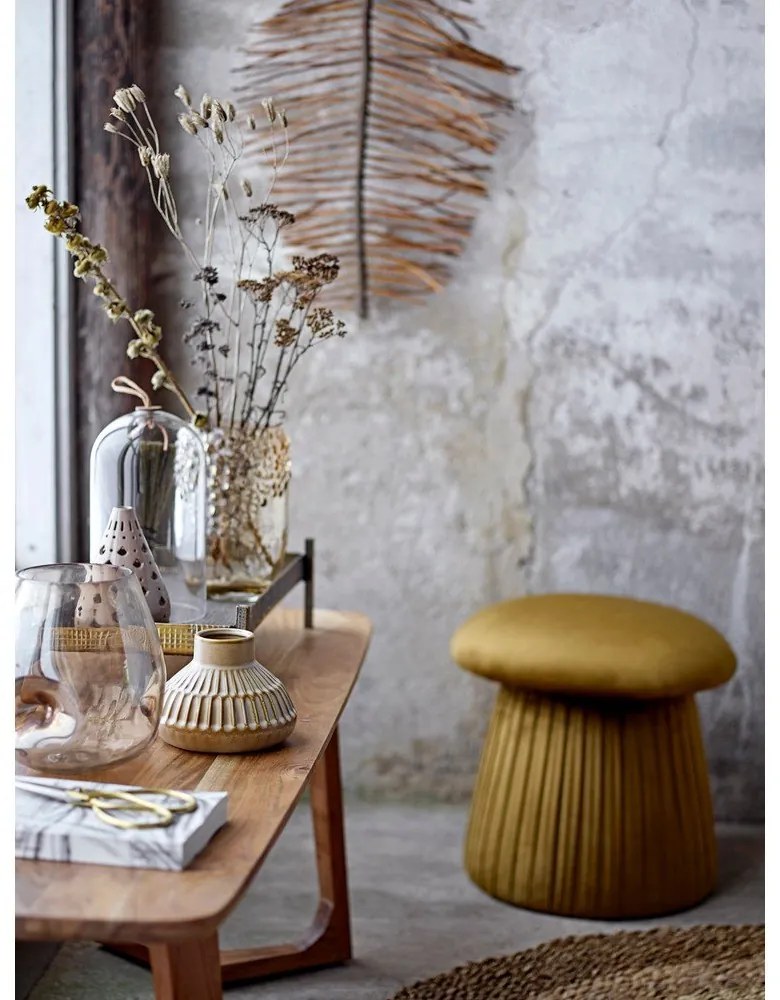 Sgabello in colore senape Roberta - Bloomingville