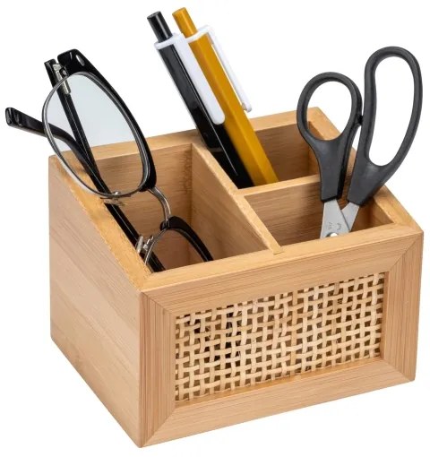 WENKO 25600100 - Organizer ALLEGRE 12x9 cm marrone