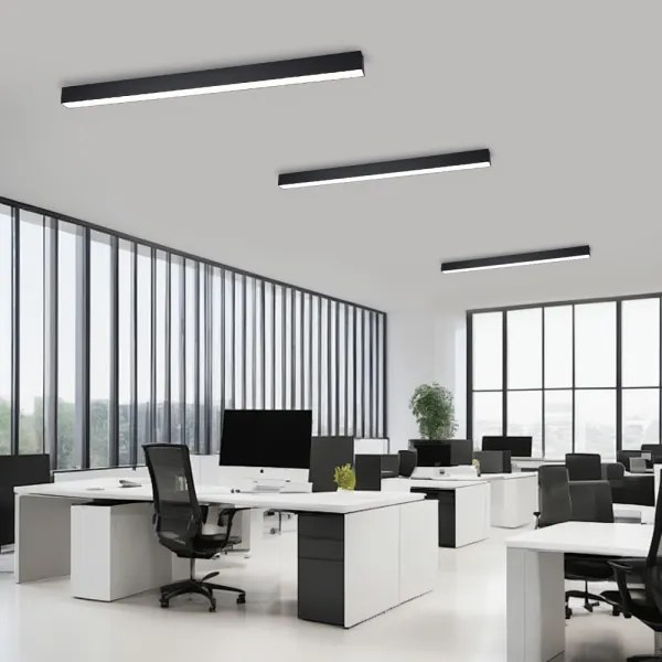 Brilagi - Plafoniera LED dimmerabile SLEEKLINE LED/40W/230V Wi-Fi Tuya, nero + telecomando