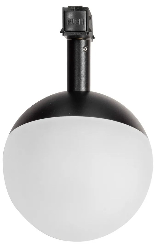 Sfera LED 7W Magnetica CCT Angolo 180° Nera Colore Bianco Variabile CCT