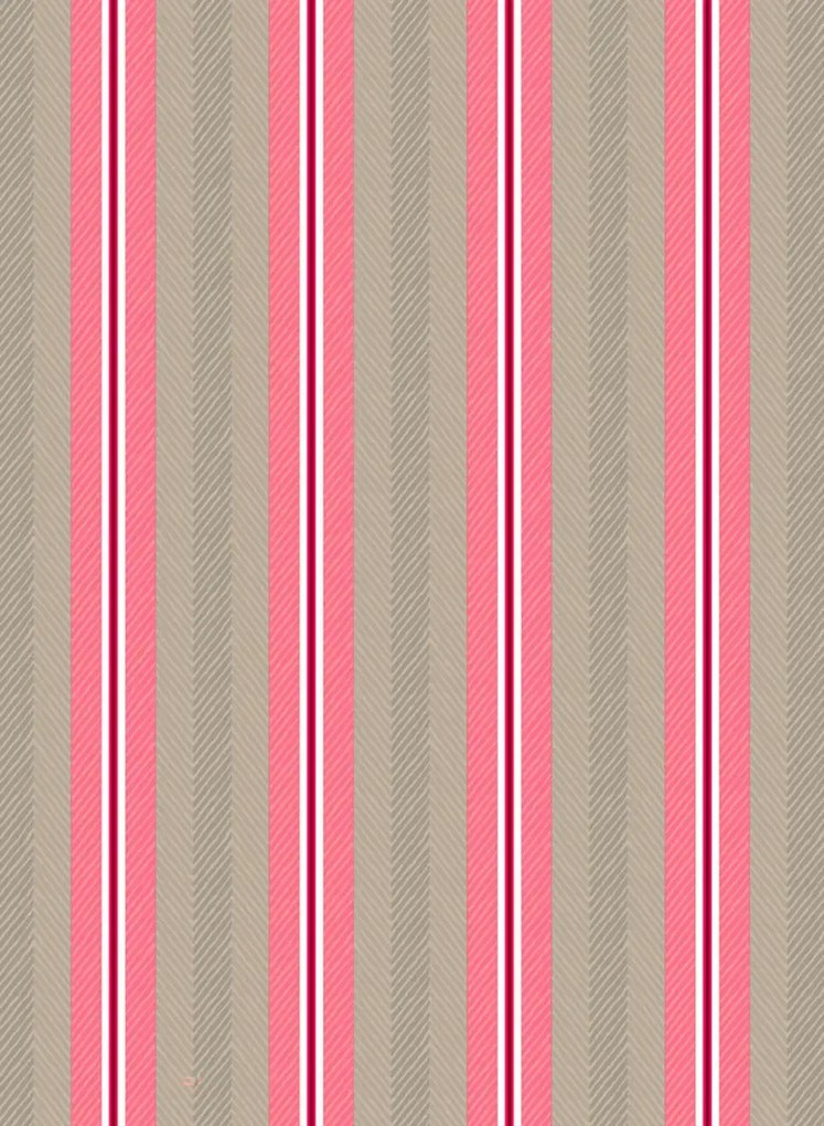 Streifentapete Blurred Lines von Eijffinger - Braun/ Pink