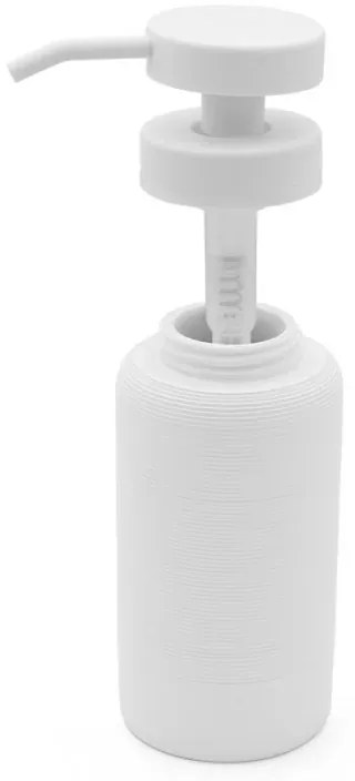 Set accessori bagno 2 pezzi in poliresina bianca Marica