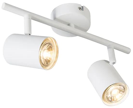 Faretto moderno bianco con lampadina smart GU10 orientabile - JEANA 2
