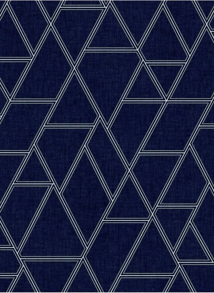Coordonne Carta da parati Labyrinth - Navy