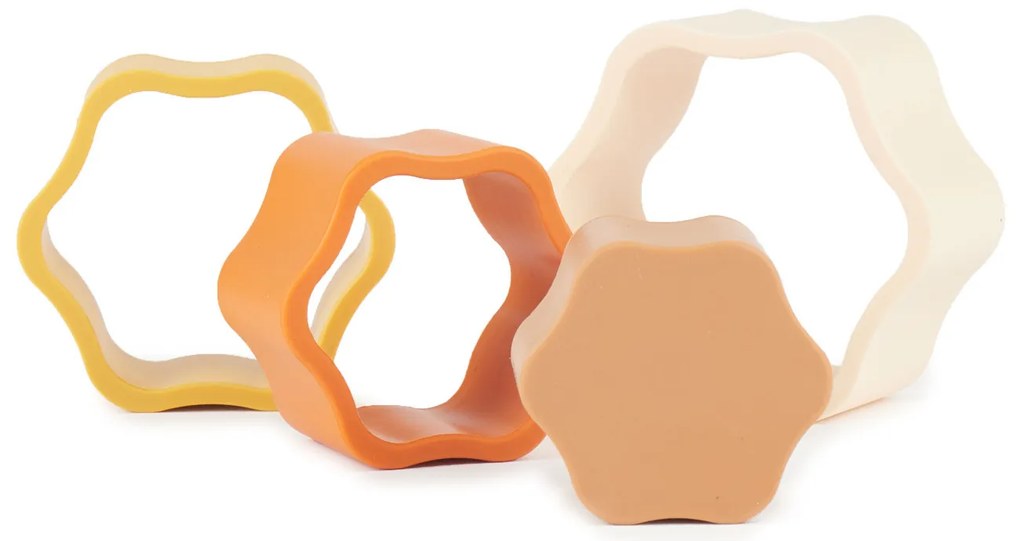 Bieco - Fiore in silicone impilabile - Chocolate Bliss