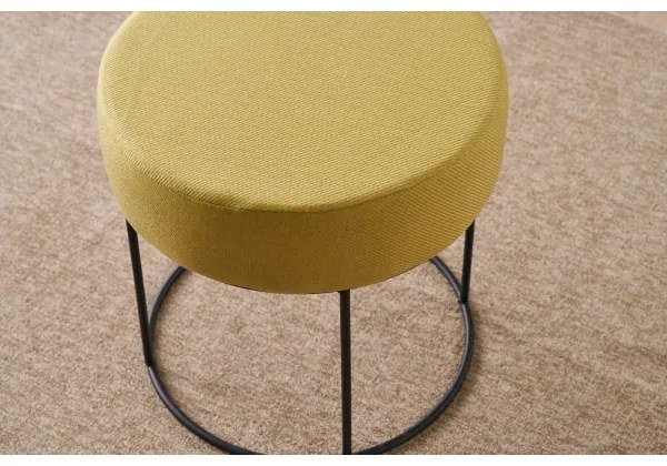 Pouf RELO Ø 40 cm giallo