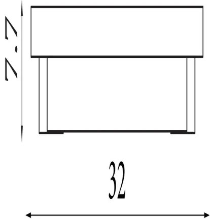 Searchlight 18380-32GO - Applique da parete LED ANCHOR LED/12W/230V