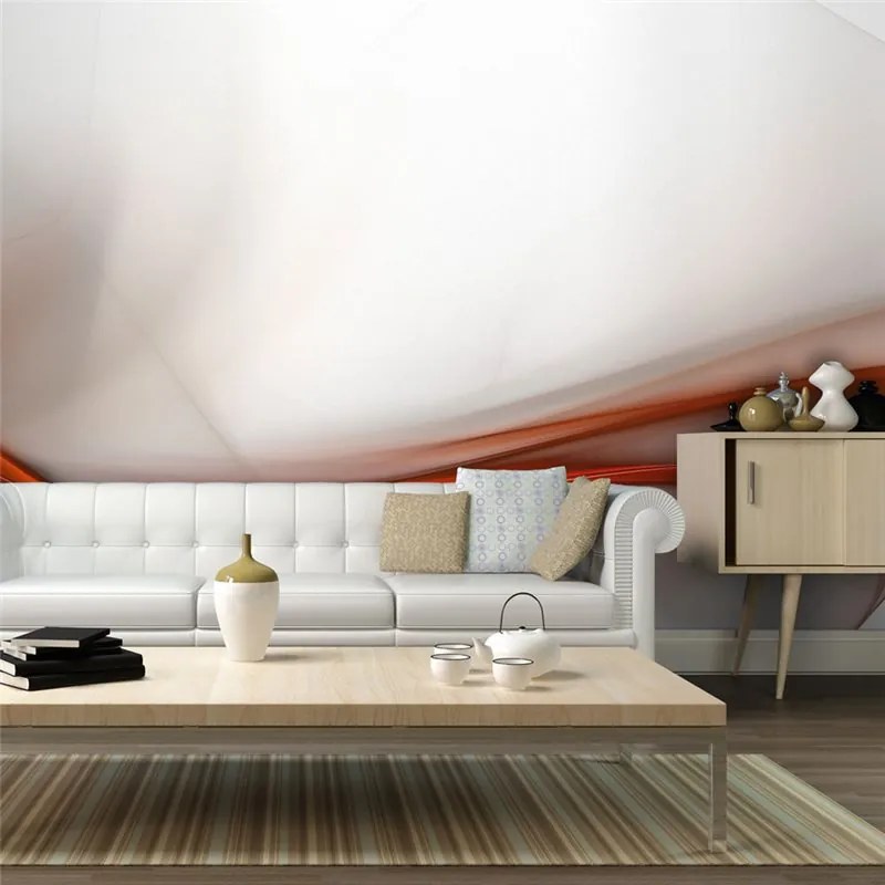 Fotomurale  Elegant orange design  Colore Bianco, Dimensioni e Misure 200x154