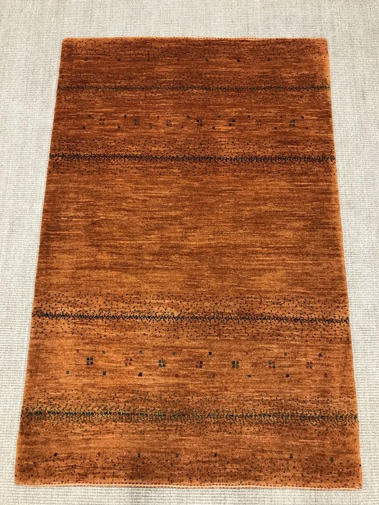 Loribaft Tappeto persiano 100 x 150 Giallo (Iran) Annodato A Mano
