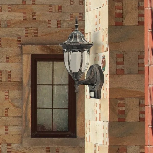 Rabalux 8370 - Lampada da esterno con sensore MILANO 1xE27/60W/230V