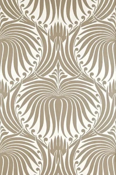 Farrow & Ball Carta da parati Lotus - Tallow/ Mouse's Back