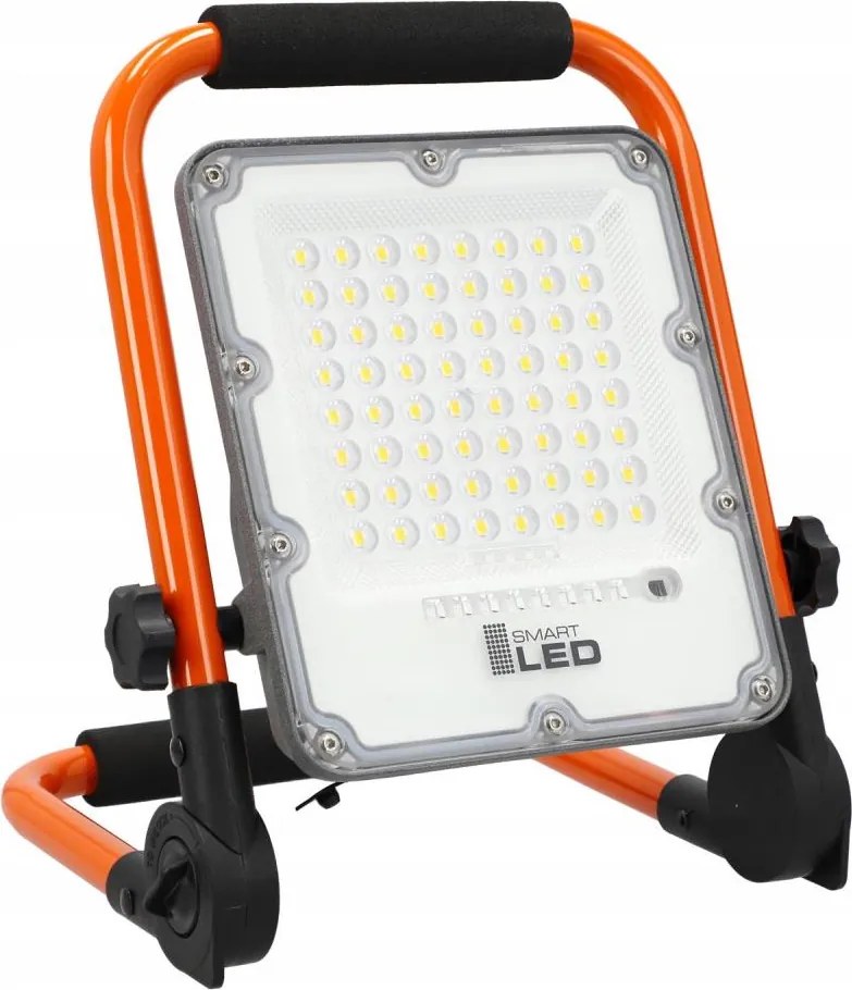 LED Faretto ricaricabile con stativo LED/30W/3,2V 4500K 5000 mAh IP65 arancione