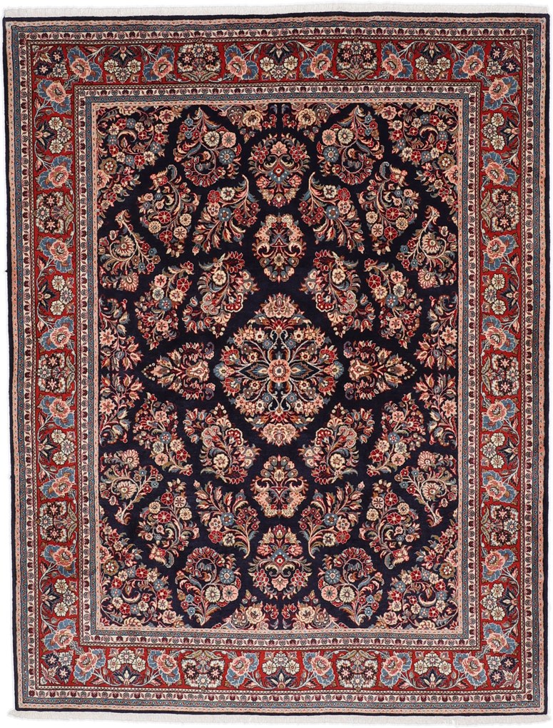 Sarouk Tappeto 210 x 270 (Iran) Annodato A Mano