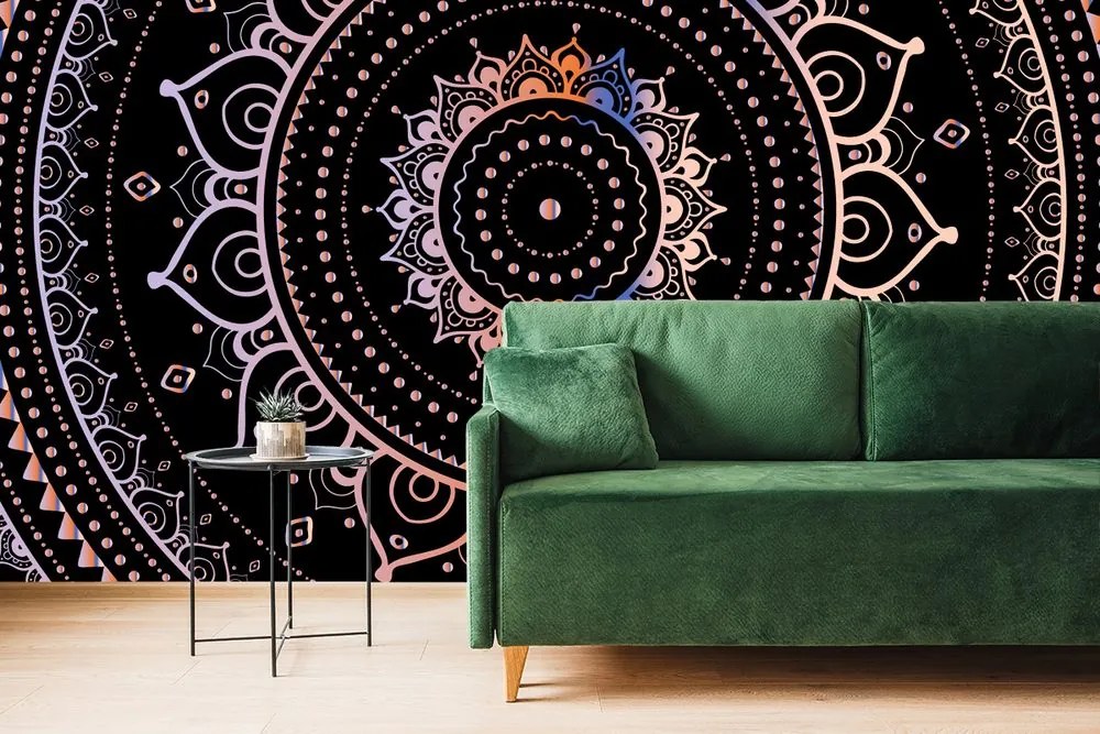 Carta da parati – Mandala colorata