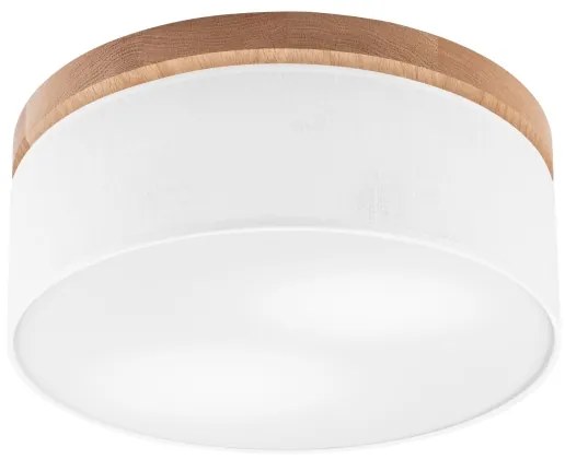 Brilagi - LED Plafoniera BELLADONNA 2xE27/15W/230V diametro 40 cm bianco/quercia