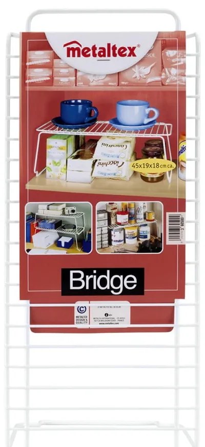 Ripiano pieghevole Bridge, larghezza 45 cm - Metaltex