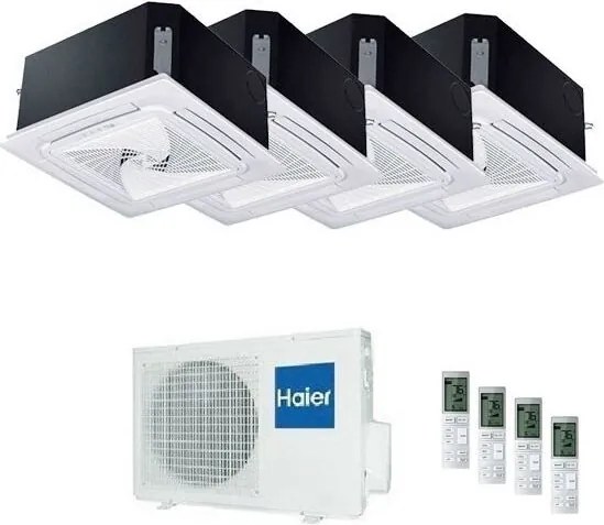 Climatizzatore Haier Quadri Cassette 620 12000+12000+12000+12000 4U85S2SR2FA R-32 a++/a 12+12+12+12