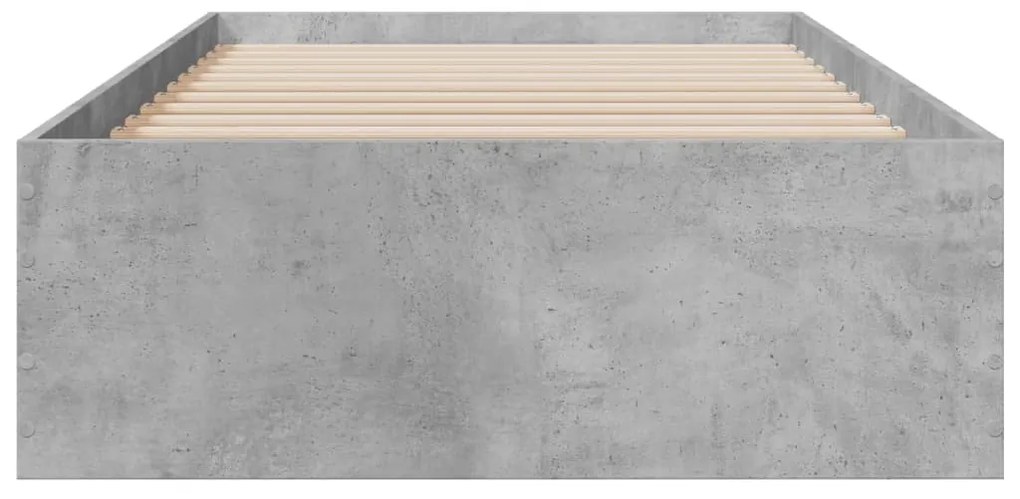 Giroletto cassetti grigio cemento 100x200 cm legno multistrato