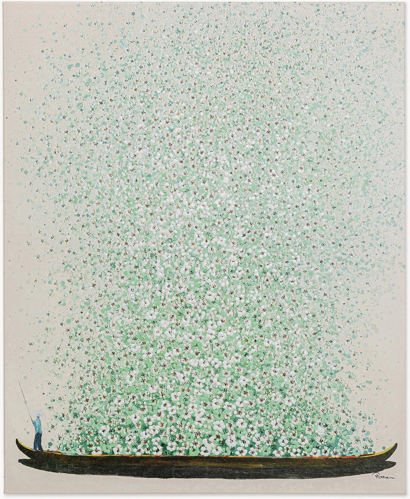 Stampa su tela Flower Boat