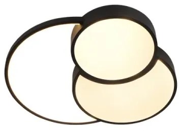 Plafoniera LED dimmerabile LED/60W/230V 3000-6500K nero +remote telecomando