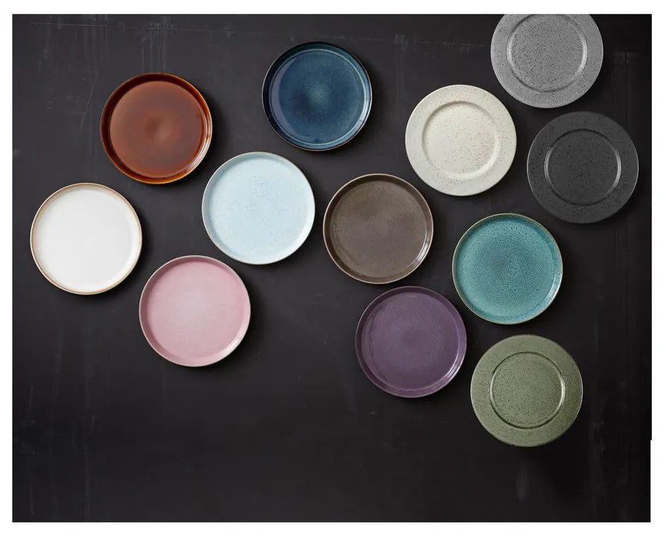 Piatto nero/color ambra in gres ø 27 cm Gastro Black/Amber – Bitz