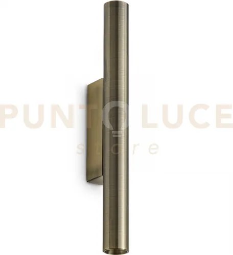 Look led round applique d.3cm 9w on-off 900 lm 3000 k ottone 30cm