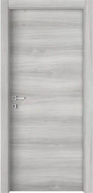 Porta interna a battente Slate in MDF colore olmo grigio, L 70 x H 210 cm, apertura reversibile